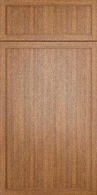 A close up of the wood grain on a door.